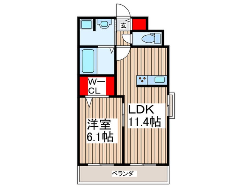 間取図 コンテチェスト２４
