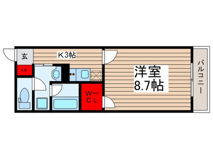 間取図 リブリ・クローバー