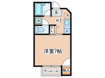 間取図 フィルヴィレッヂ