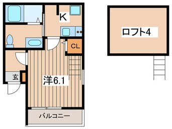 間取図 スイング二ツ橋