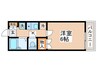 パールハイム 1Kの間取り