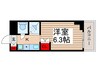 グランヒル松戸 1Kの間取り