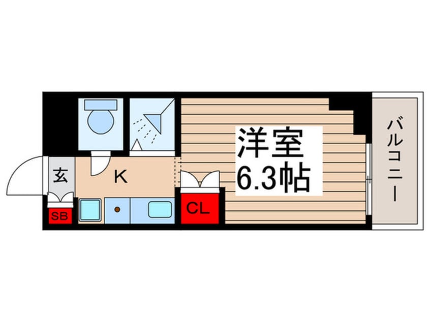 間取図 グランヒル松戸