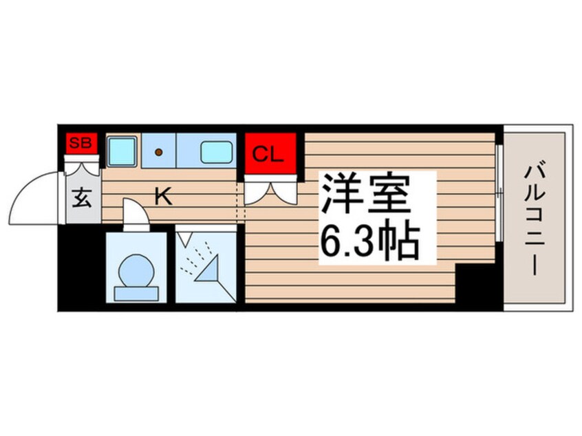 間取図 グランヒル松戸
