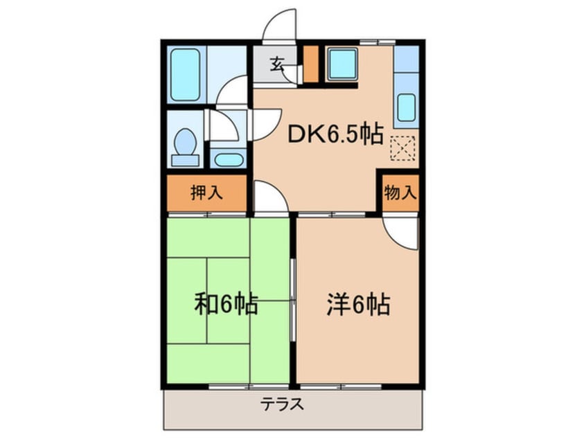 間取図 ファミ―ユ田園