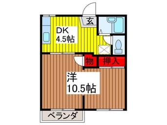 間取図 輪栄コーポ
