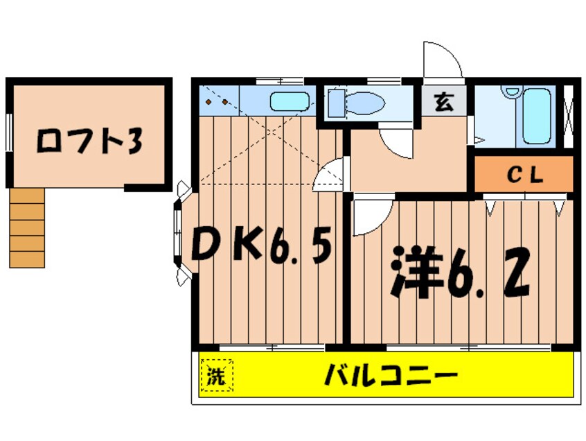 間取図 サンライズ祐天寺