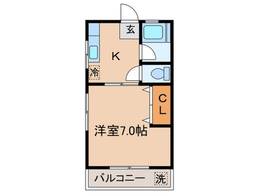 間取図 第２ピ－スコ－ポ