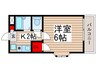 ハイツ・エスティアン 1Kの間取り