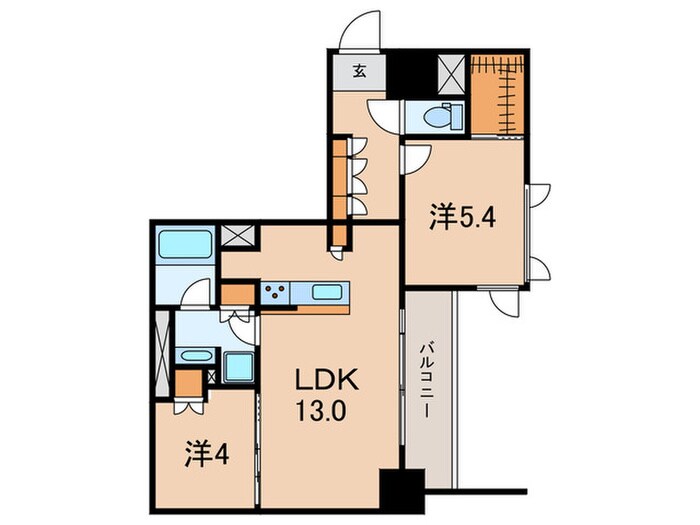 間取り図 ザ・パークハビオ滝野川