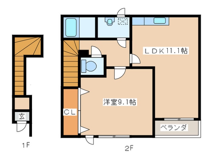 間取り図 ラティールコート