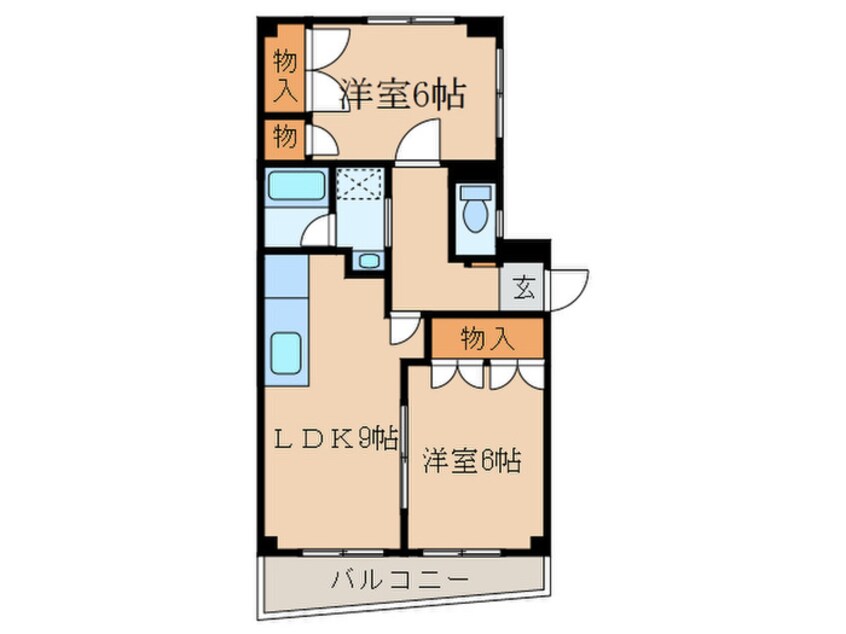 間取図 砧ハイツ