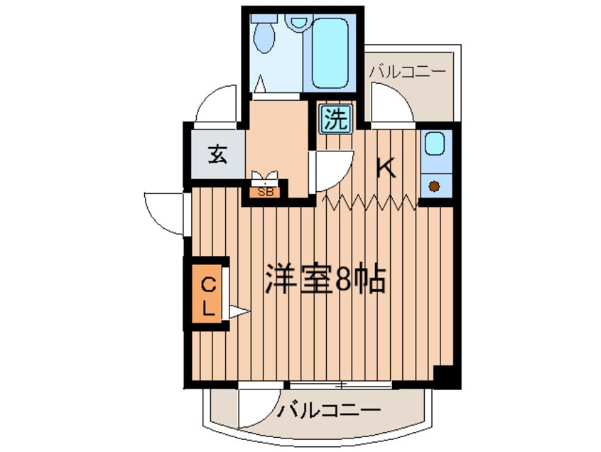 間取図 コーポラス高岡