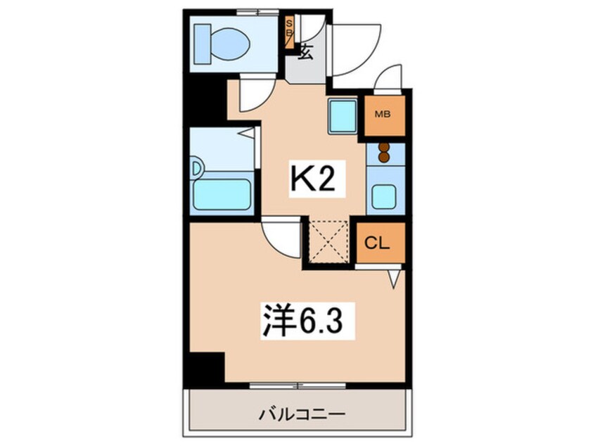 間取図 PaulowmiaValleyTake１岸根公園