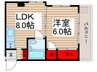 大竹ビル 1LDKの間取り