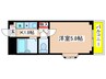 ルミエール生田 1Kの間取り