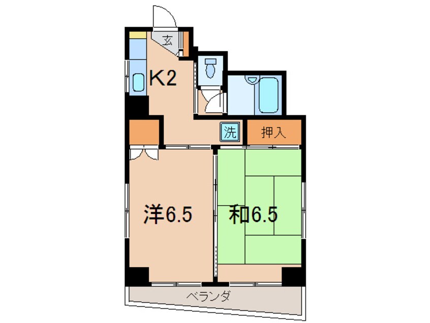 間取図 メブキ太子堂