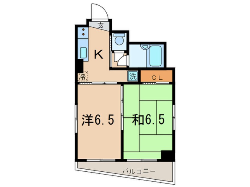 間取図 メブキ太子堂