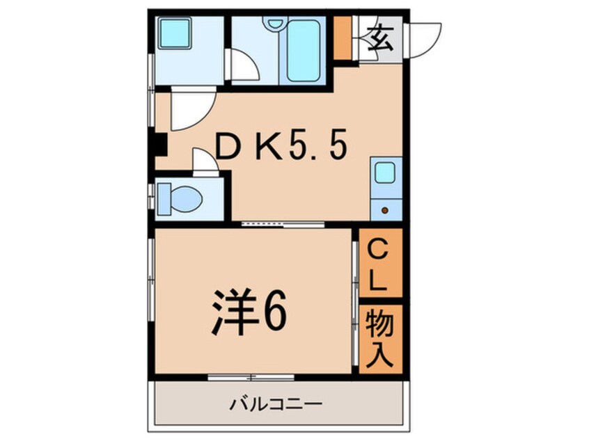 間取図 第二オークハイツ