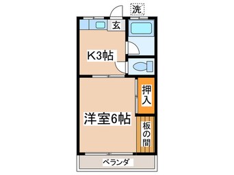 間取図 第二杉本荘