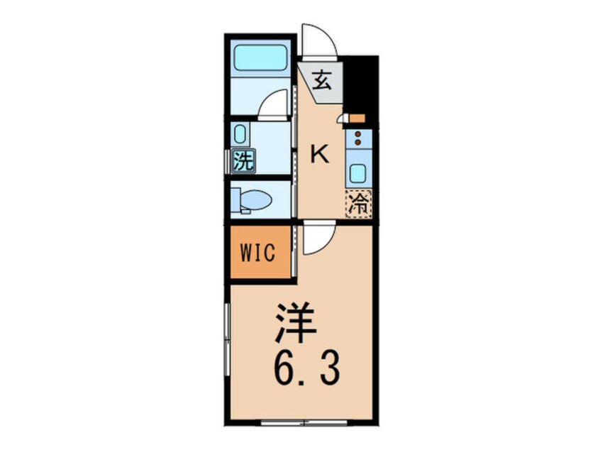 間取図 ロレッカＦＬＡＴ