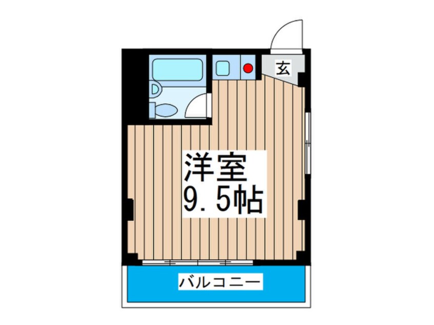 間取図 ウエスト久米川ビル