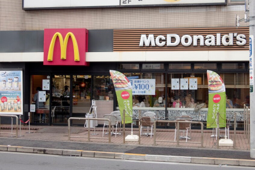 マクドナルド久米川店(ファストフード)まで91m ウエスト久米川ビル