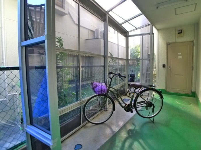 駐輪場 アイランドマンション