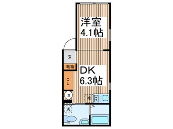 間取図 SUERTE亀戸