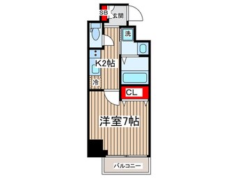 間取図 セナリオフォルム錦糸町