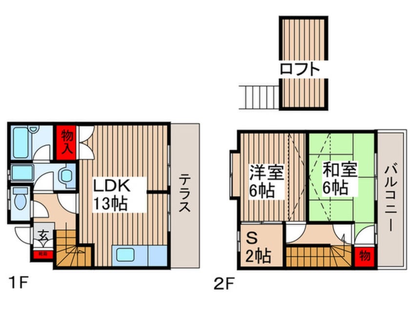 間取図 メープルタウンイースト2