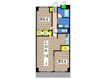 間取図 ビュ－ヒルズ東戸塚