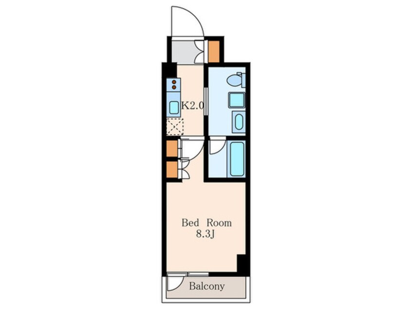 間取図 アジールコート麻布十番