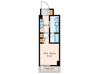 間取図 アジールコート麻布十番