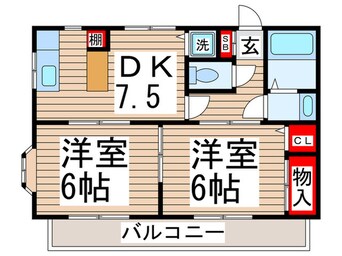 間取図 メゾンソレイユⅡ