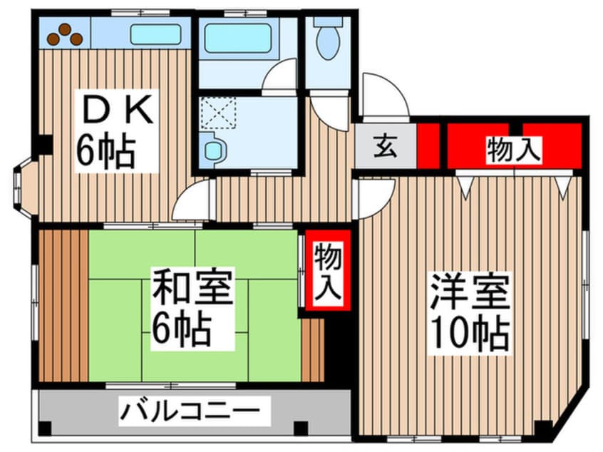 間取図 フォレストハイツ