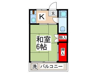 間取図 中伸荘