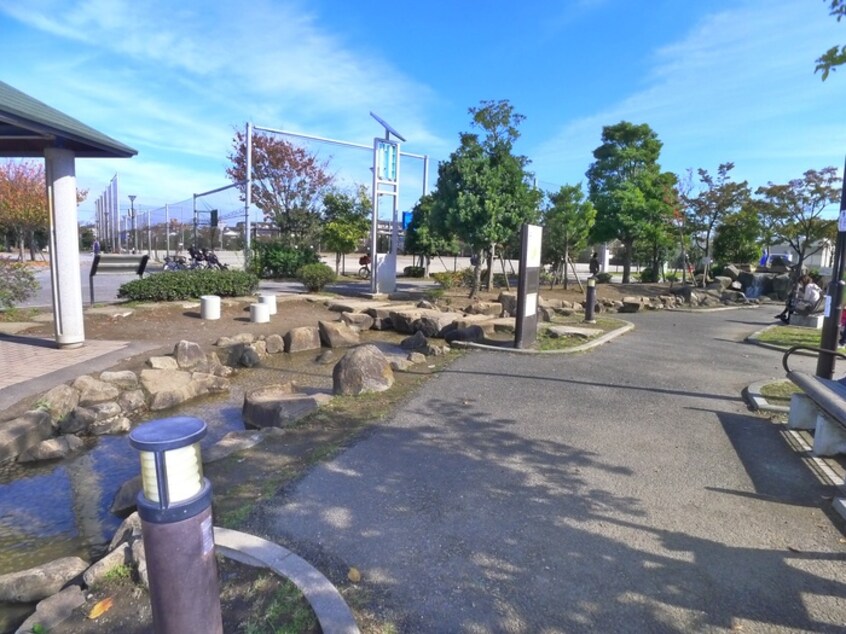 大洲防災公園(公園)まで550m ジュネパレス市川第２４Ｃ