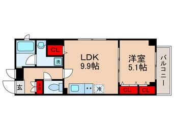 間取図 シャルマンドミ－ル