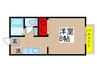 サニーホームズ 1Rの間取り