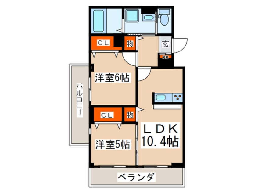 間取図 THE　BALCONY