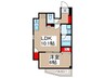 S-RESIDENCE錦糸町Norte 1LDKの間取り
