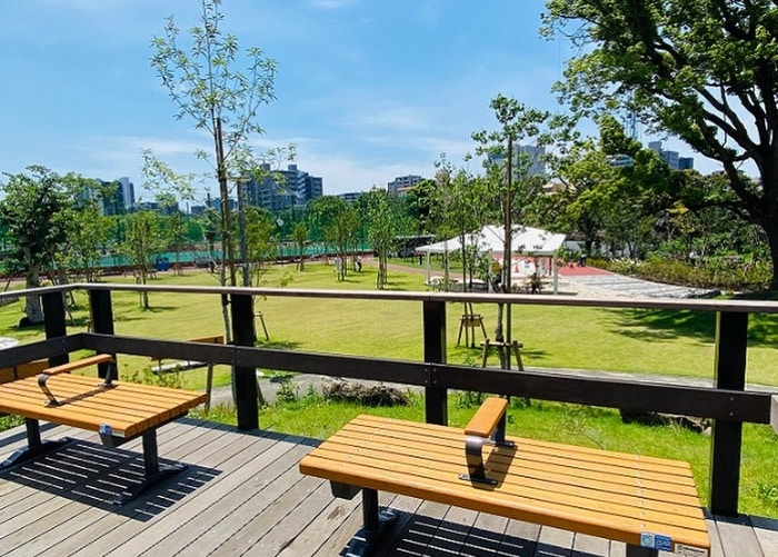 品川区民公園(公園)まで450m 大森ハイツ(407)