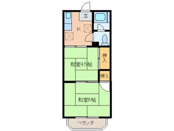 間取図 コ－ポけやき