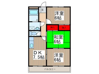 間取図 ロイヤルヒルズ