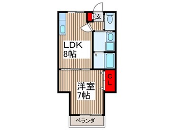 間取図 ラスティングピ－スⅢ