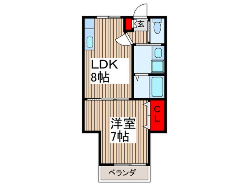 間取図 ラスティングピ－スⅢ