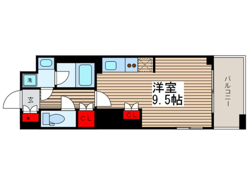 間取図 パークキューブ亀戸
