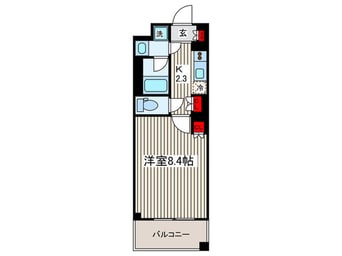 間取図 パークキューブ亀戸