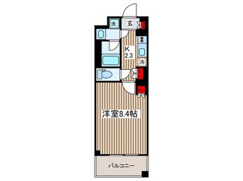間取図 パークキューブ亀戸